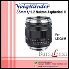 Voigtlander 35mm f/1.2 Nokton Aspherical II VM for Leica M