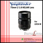 Voigtlander 75mm f/1.8 HELIAR Lens VM for Leica M
